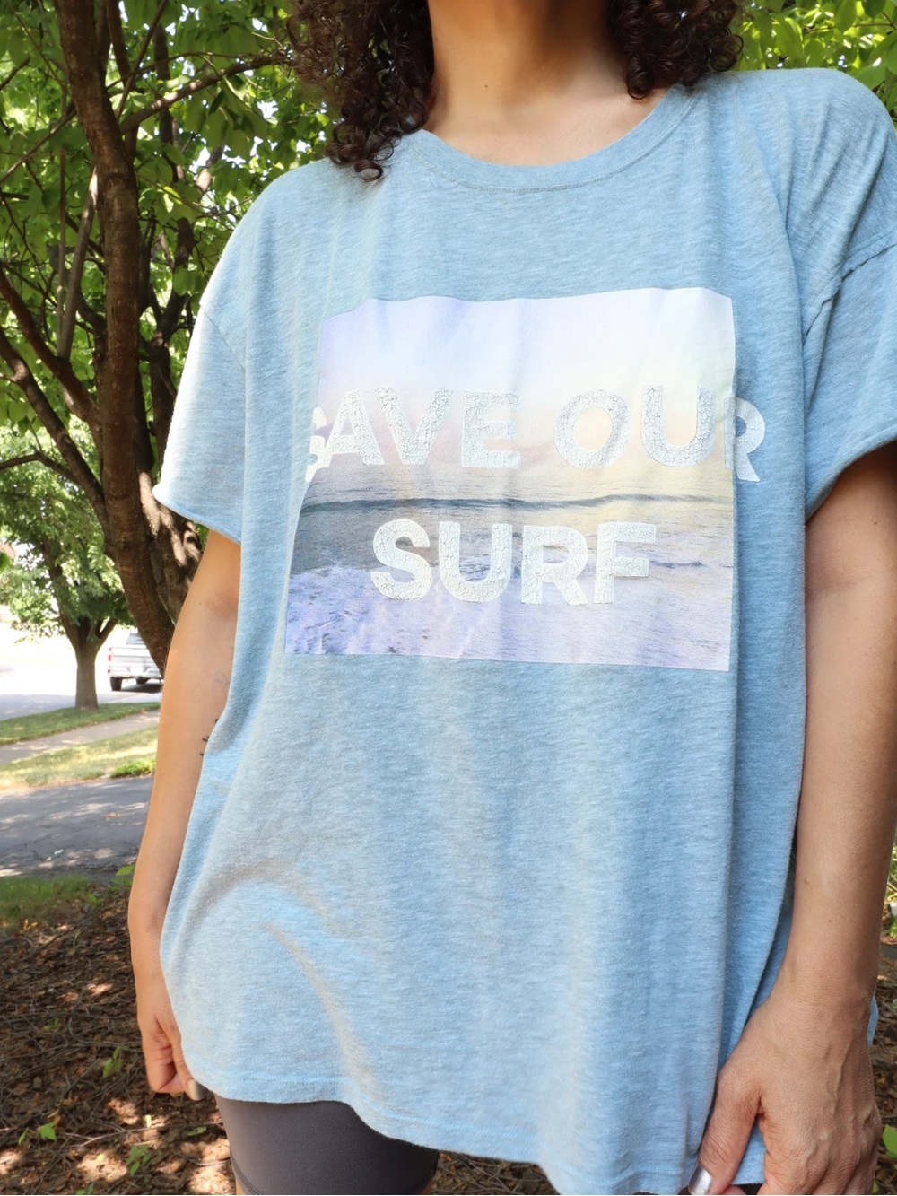 We The Free Save Our Surf oversized graphic tee🔥